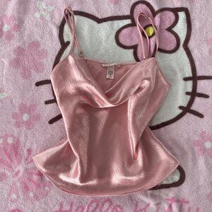 Victoria's Secret Satin Pink Top